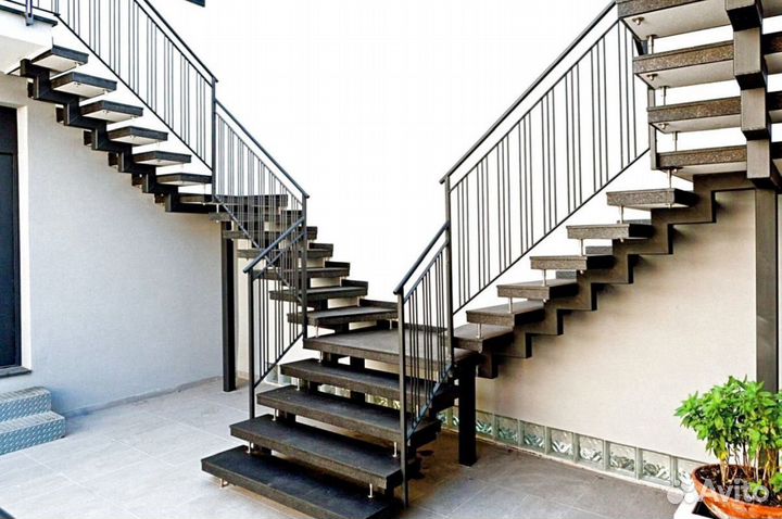 Металлические лесницы и перила дизайн 5867