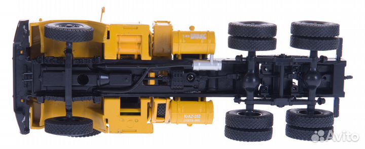 Краз-252 седельный тягач (1979-1990), желтый