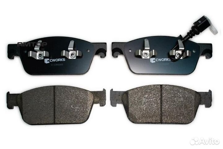 Cworks C11CR0085 Колодки тормозные передние Low Me