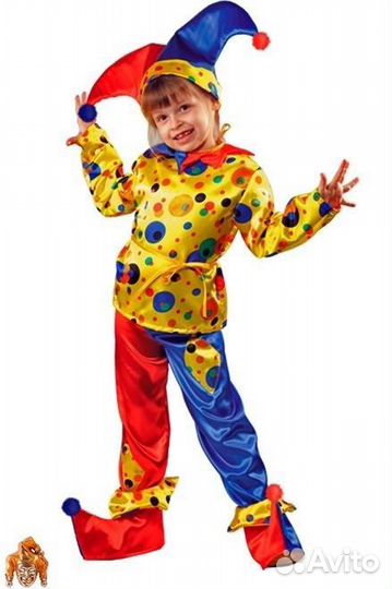 Костюм петрушки / скоморох / шут / клоун