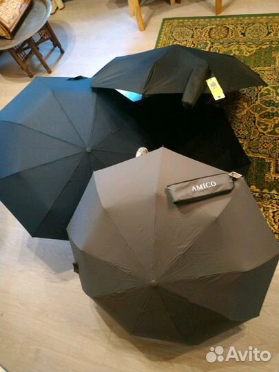 Зонт мужской. автомат. полуавтомат
