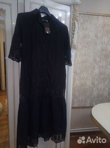 Платье-халат из батиста