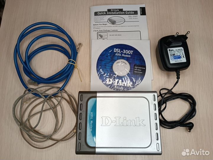DSL-300T проводной модем для телефонной линии