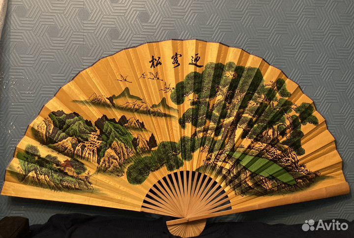 Веер для интерьера настенный большой