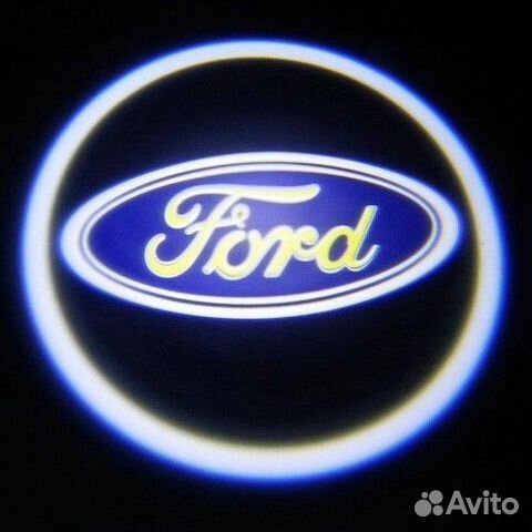Проекторы логотипа в двери Ford
