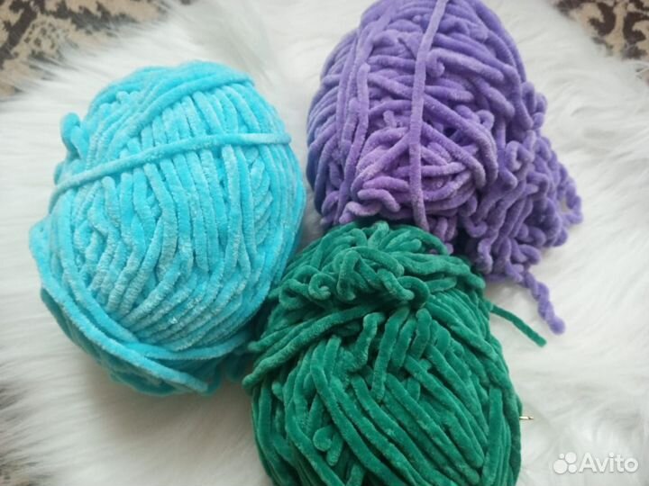 Плюшевая пряжа
