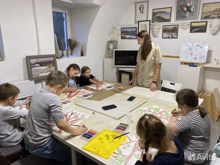 Уроки рисования для детей 4,5-12 лет