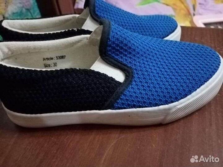 Слипоны 30 для мальчика