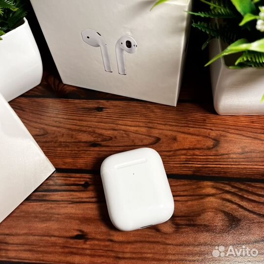 Airpods 2 + Чехол в подарок