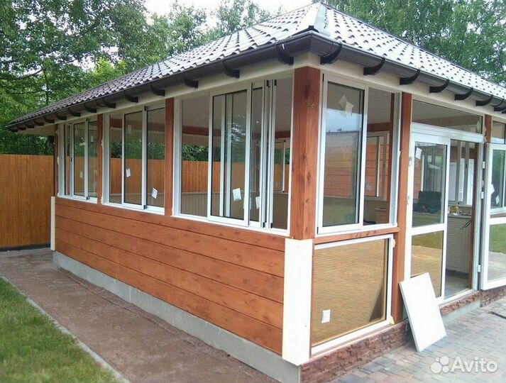 Остекление беседки от производителя