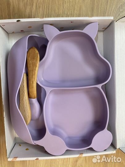 Селиконавая посуда для детей