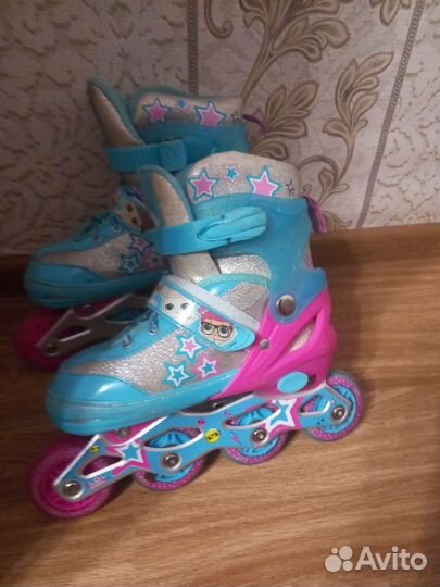 Роликовые коньки детские раздвижные