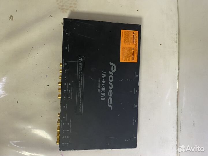 Pioneer avh-p7800dvd