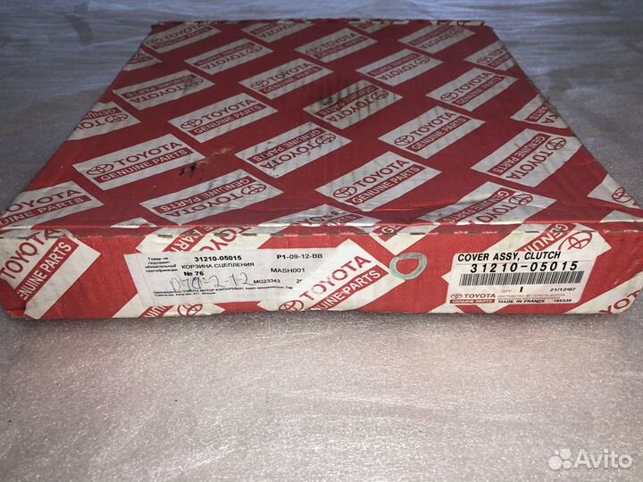Корзина сцепления toyota 3121005015
