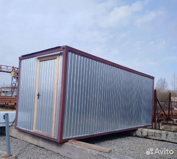 Бытовка хозблок по безналу для строителей