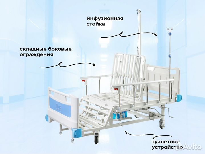 Медицинская кровать для лежачих больных