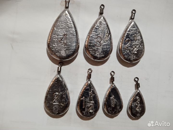 Изделия из свинца для рыбалки