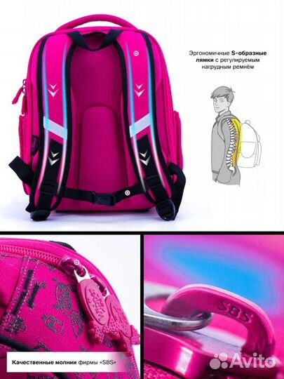 Ранец школьный для девочки winner one