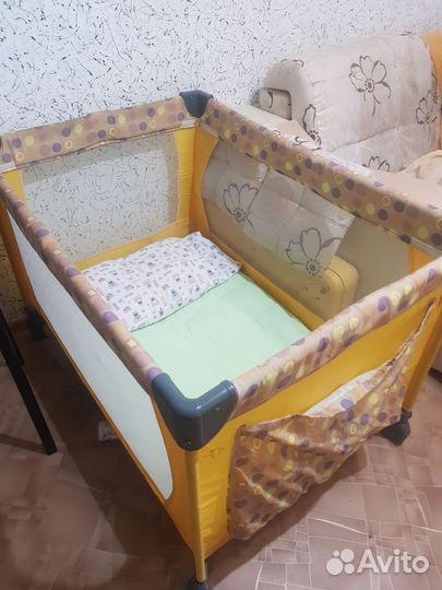 Детская кровать манеж