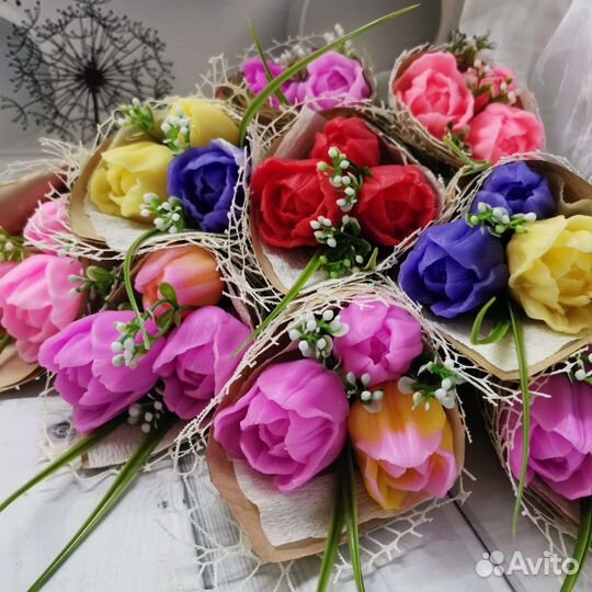 Букет из мыла