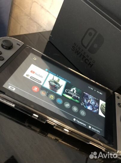Nintendo switch полный комплект + чехол