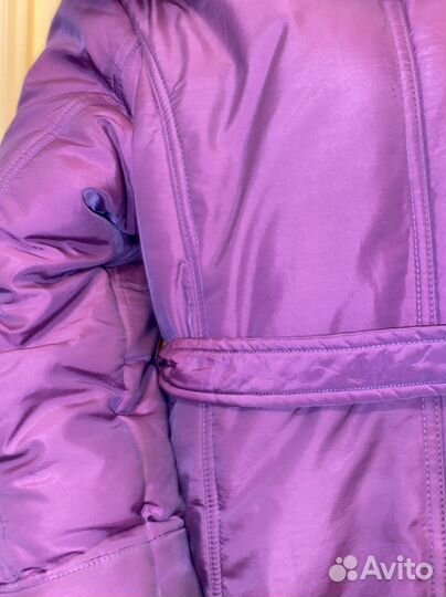 Пуховик на девочку теплый