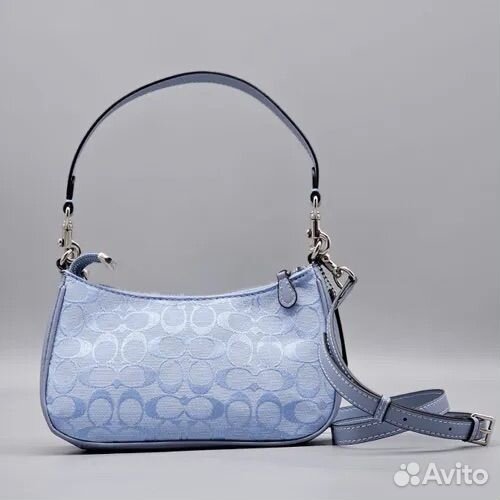 Сумка coach джинсовая новая (2 ремня)