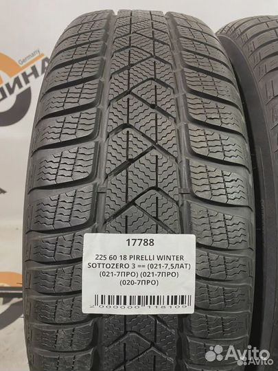 Pirelli Winter Sottozero 3 225/60 R18