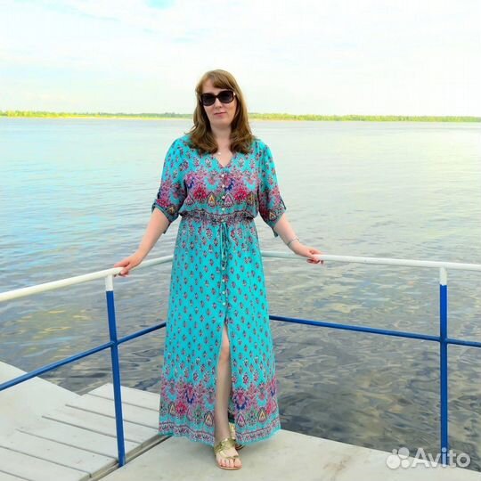 Платье женское летнее длинное