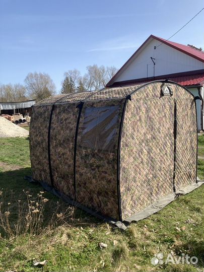 Баня палатка Морж Макс Люкс