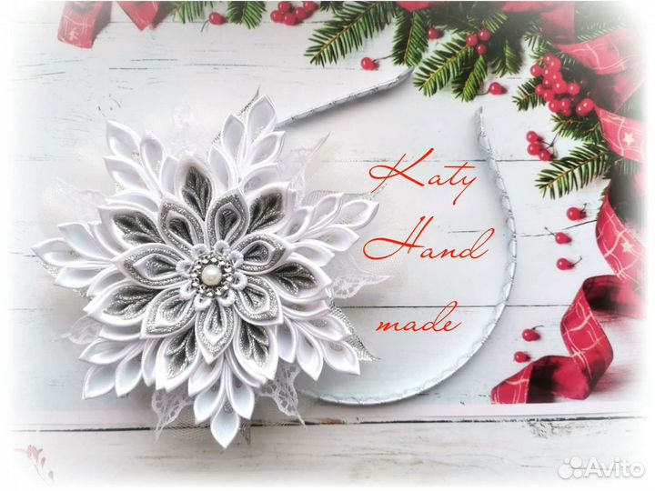 Ободок снежинка