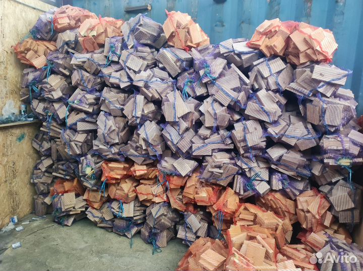 Дрова в мешках