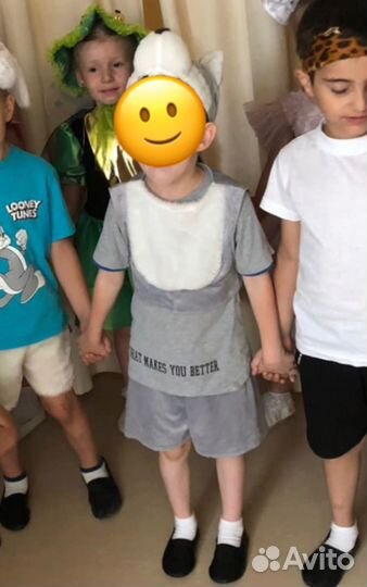 Новогодний костюм волка детский