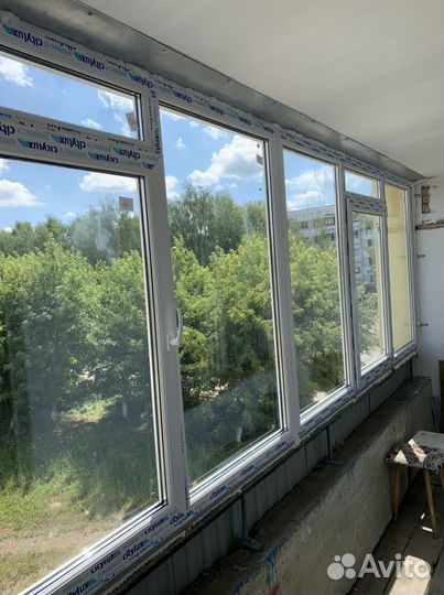 Лоджия 6мет с монтажем вместе