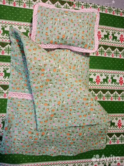 Постельное белье для кукол. Аксессуары для кукол