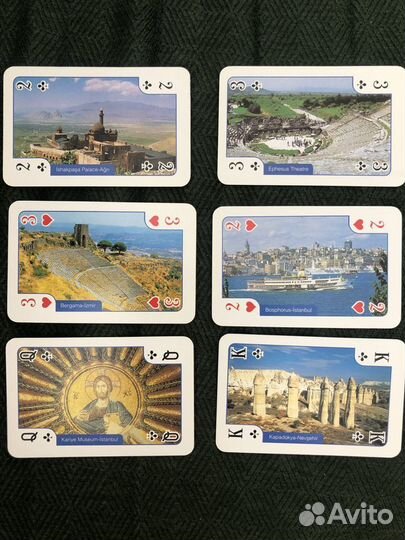 Сувенирные игральные карты Турция