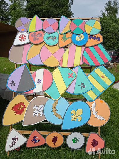 Детские деревянные щиты викинга оружие из дерева