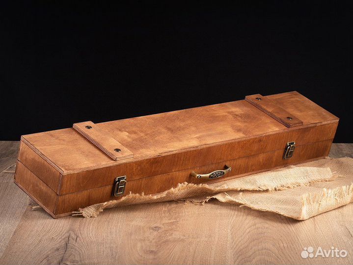 Набор шампуров в кейсе подарочный