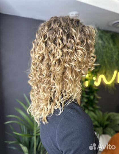 Стрижка, укладка кудрявых волос кудрявый мастер