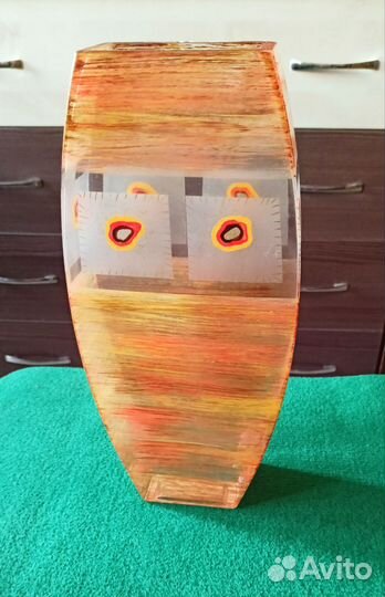 Ваза цветное стекло