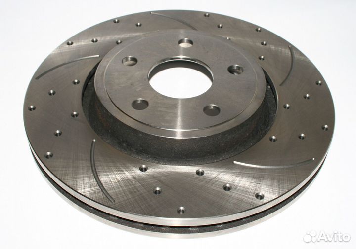 Диск тормозной передний, перфорированный (заказ от