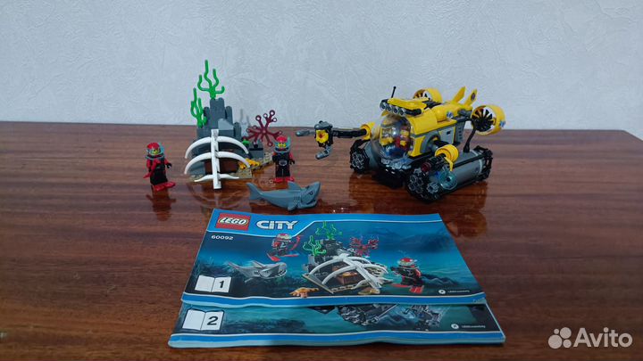 60092 lego City Глубоководный подводный аппарат