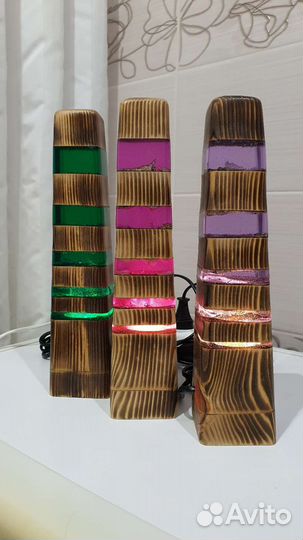 Светильник из эпоксидной смолы