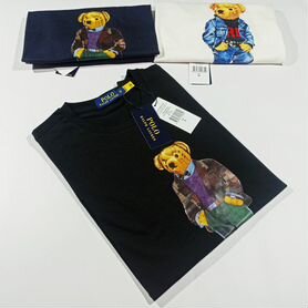 Футболка Bear Polo Ralph Lauren с мишкой LUX