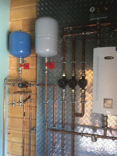 Услуги сантехника отопление