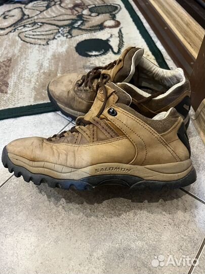 Ботинки Salomon нат кожа