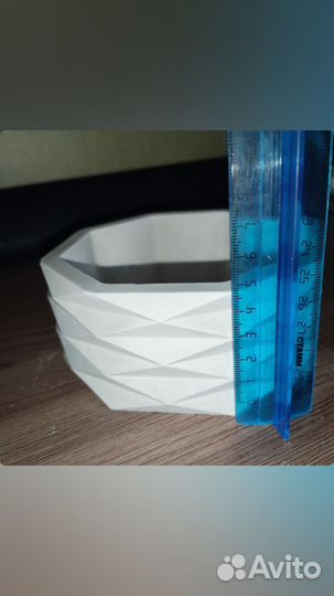 Кашпо из гипса