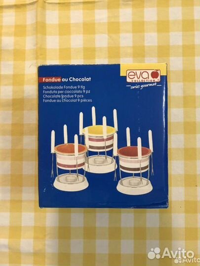 Набор для фондю шоколадного из Италии новый