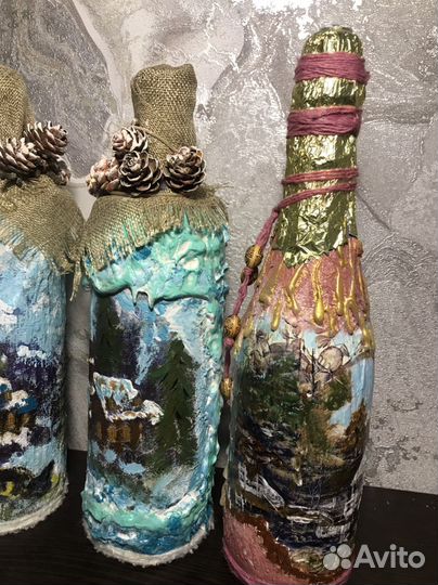 Декоративная бутылка