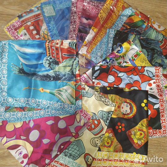 Шёлковые платки на шею